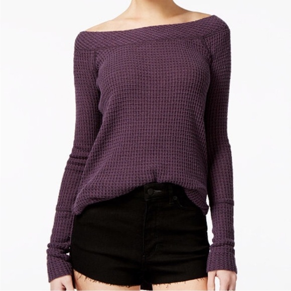 Free People We The Free Kate Thermal Top Medium - Picture 3 of 13